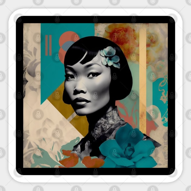 Anna May Wong #5 Sticker by MonoMagic